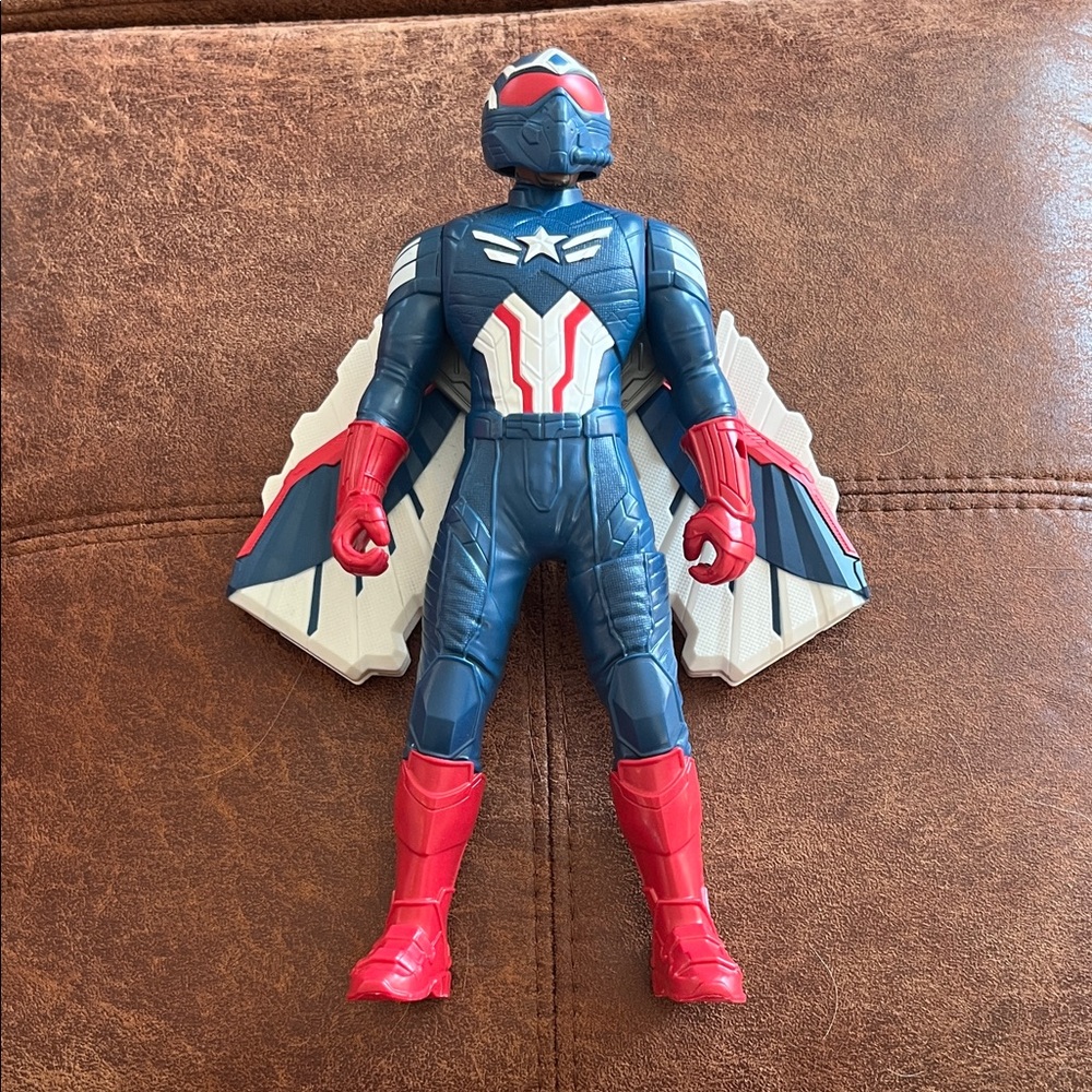Captain America Action Figure with Moving Wings